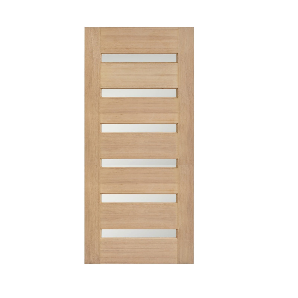 6 Horizontal Lite Entrance Door 2040 x 820 x 40mm