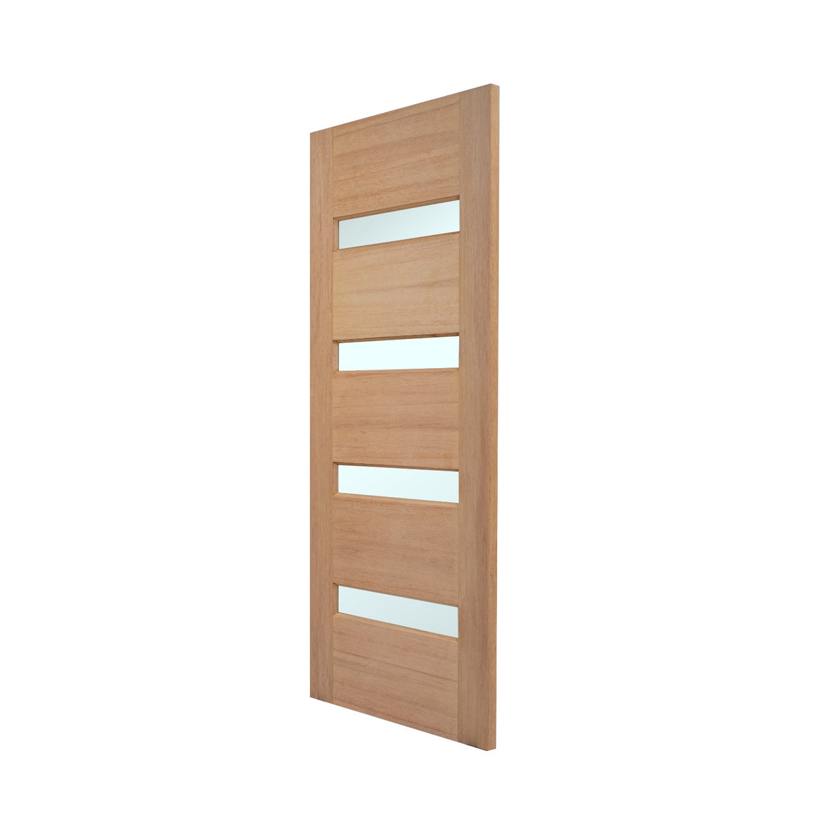Horizontal 4 Lite Frosted Glass Brand New Entrance Door 2340 x 920 x 40mm