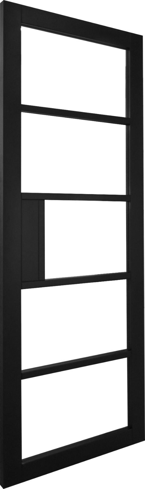 Prefinished Metro Black Door Clear Glazed 1981 x 762 x 35mm