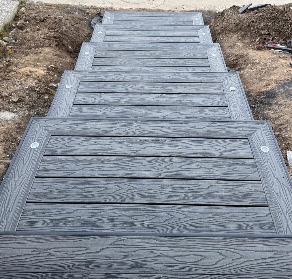 Composite Decking - Vintage Grey 140 x 25 x 5.4m