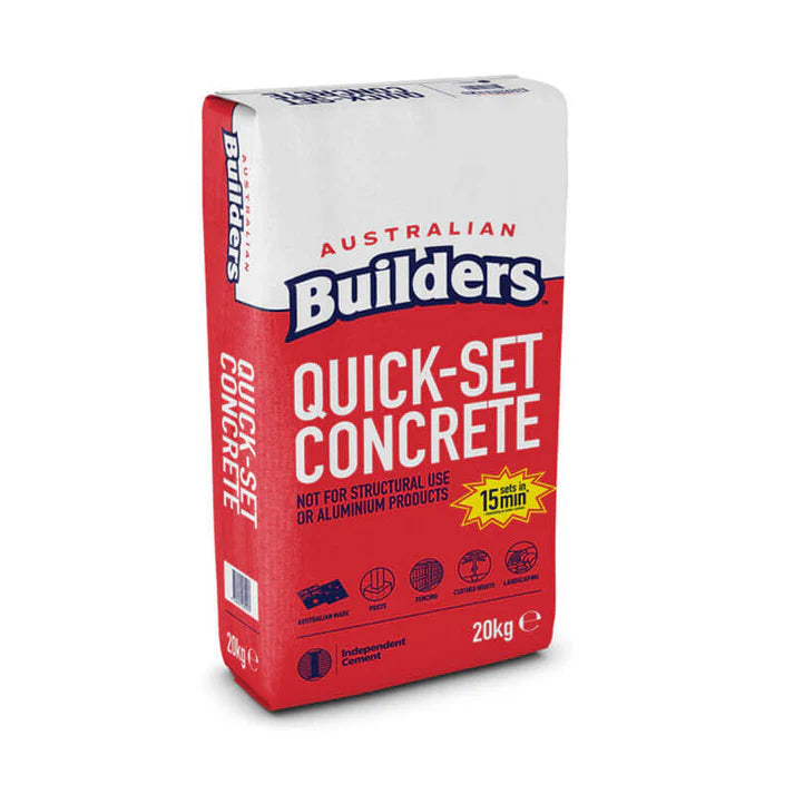 Australian Builders Quick Set Concrete Bags 20kg